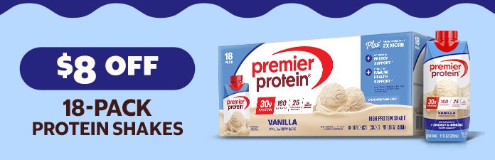 Premier Protein $8 OFF