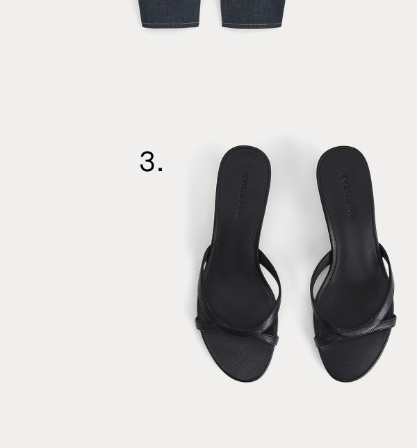 Image | 3. Sculpted Heel Sandal | Black