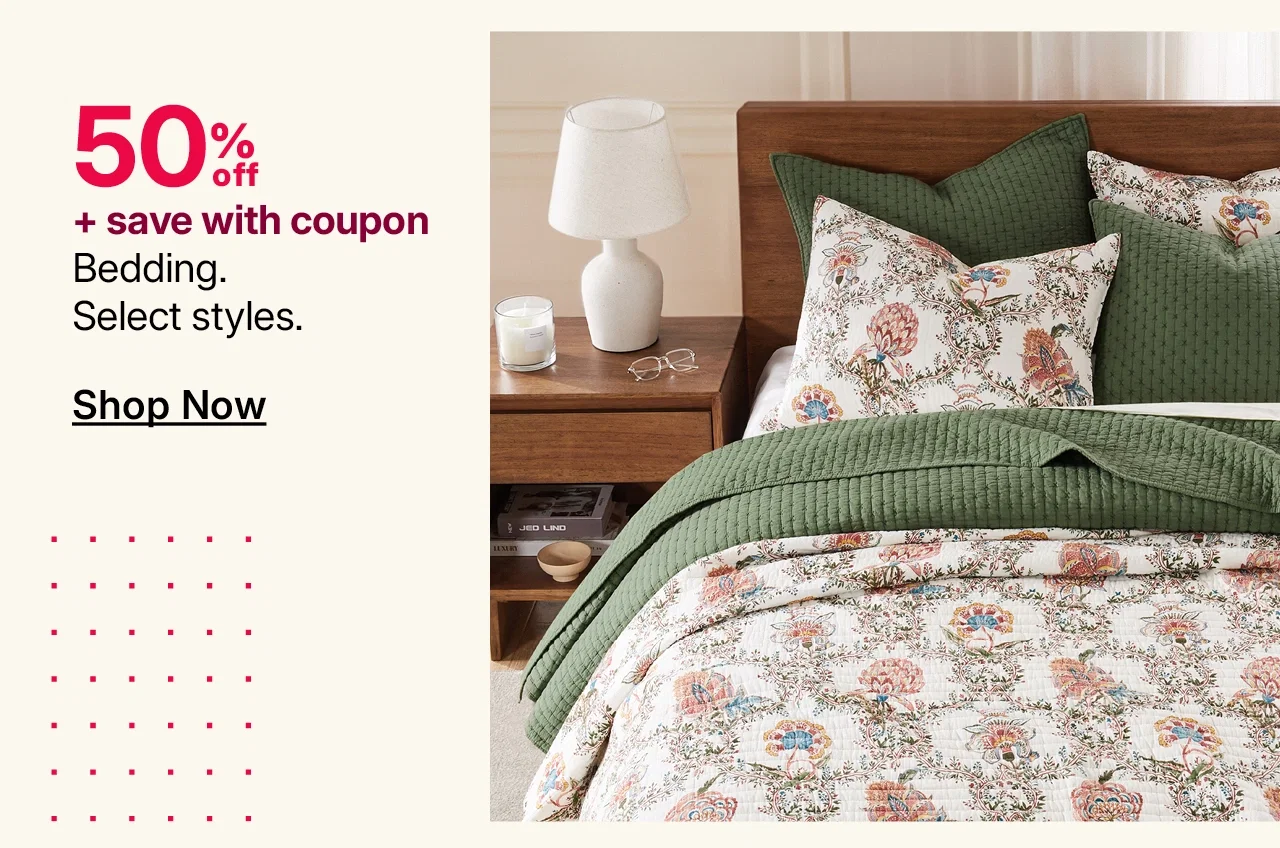 50% off bedding