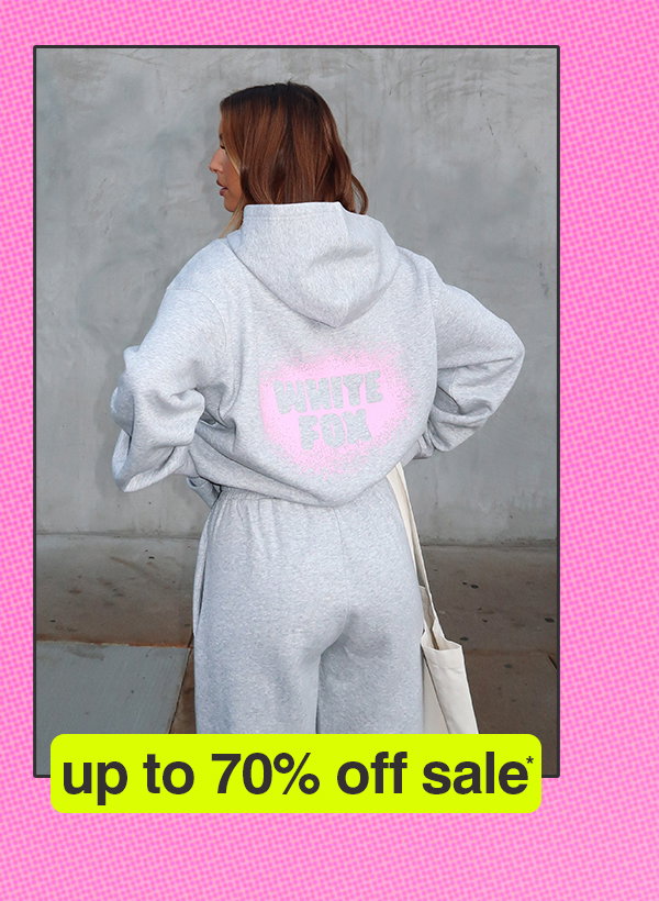 Up to 70% off sale* 