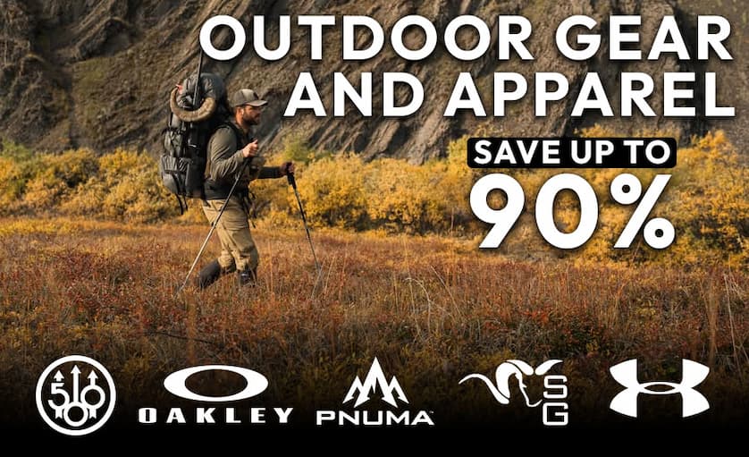 Save on Gear & Apparel - up to 90% OFF