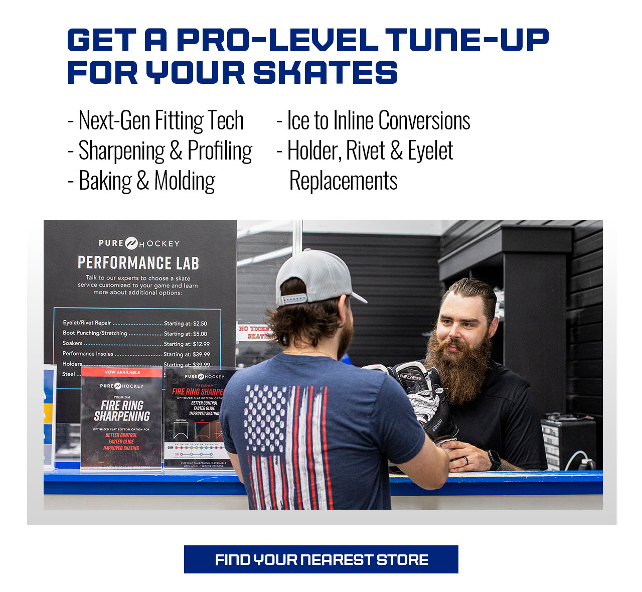 B13- Pro-Level Tune Up For Your Skates - Find Your Nearest Store