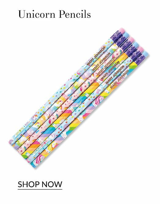 Unicorn pencils