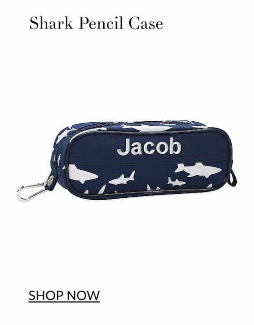 shark pencil case