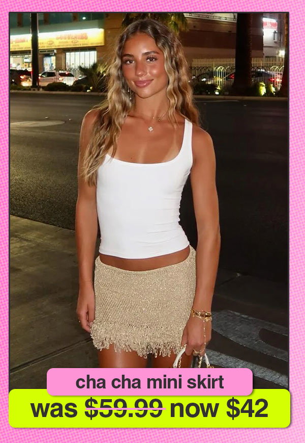 CHA CHA MINI SKIRT