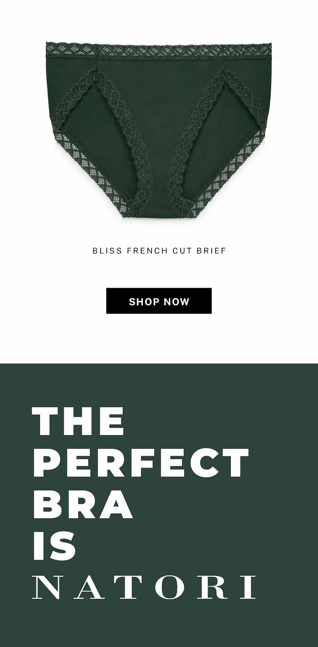 Wear it with the matching Bliss Perfection Contour Underwire Bra.