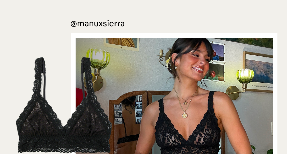 Black bralette 