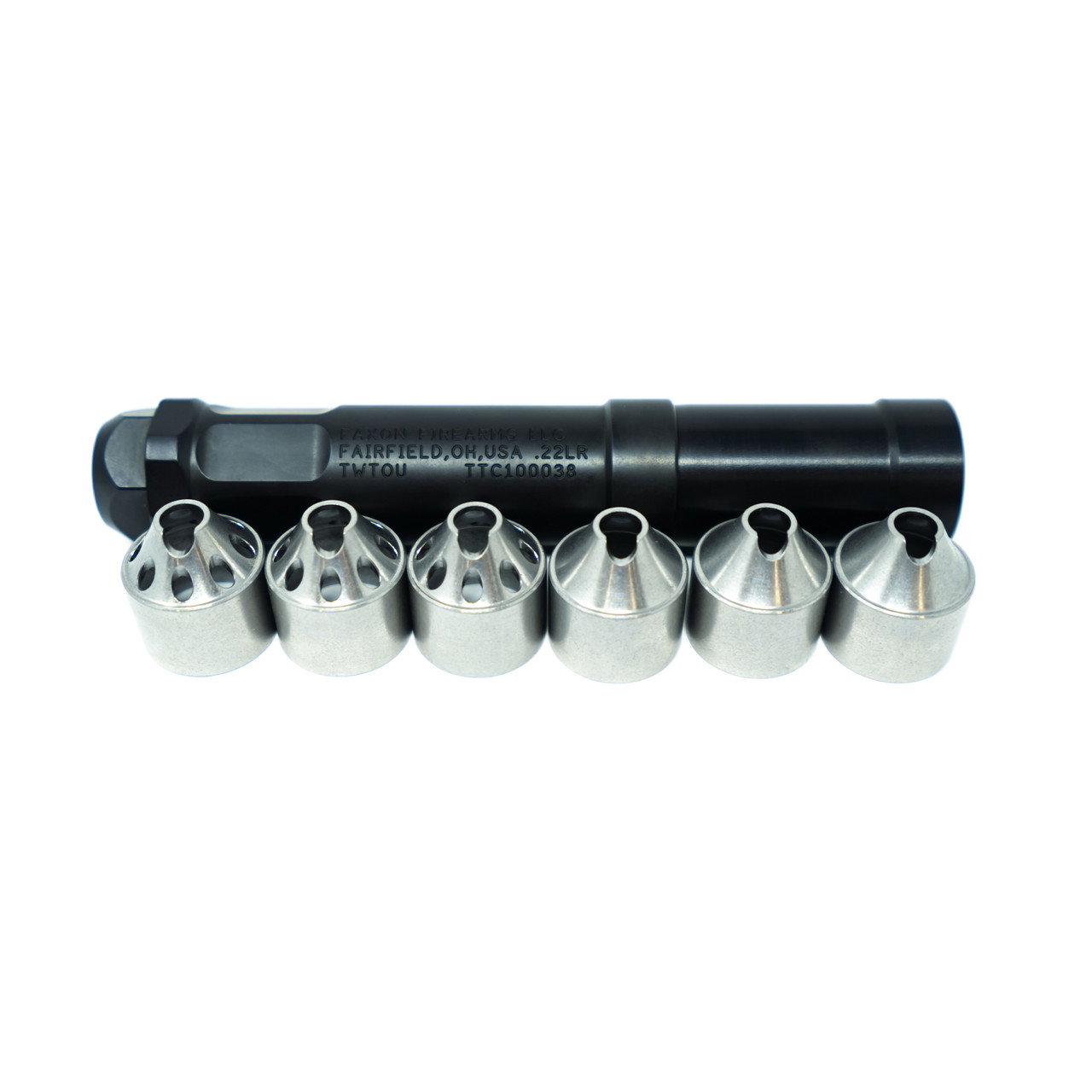 FAXON TWENTY-TOUCAN® .22 CAL MODULAR SUPPRESSOR