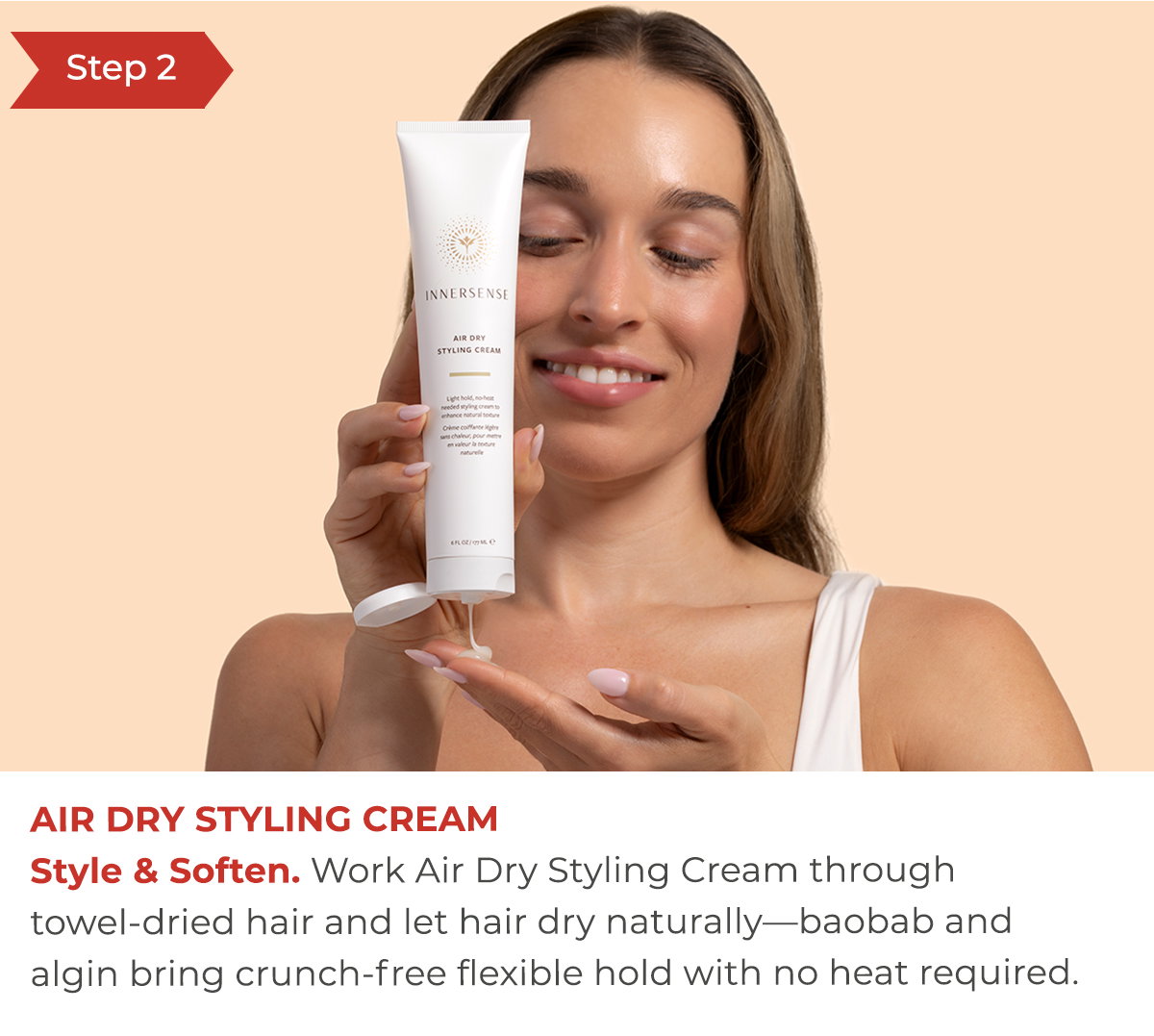 Step 2 - Air Dry Styling Cream | Style & Soften