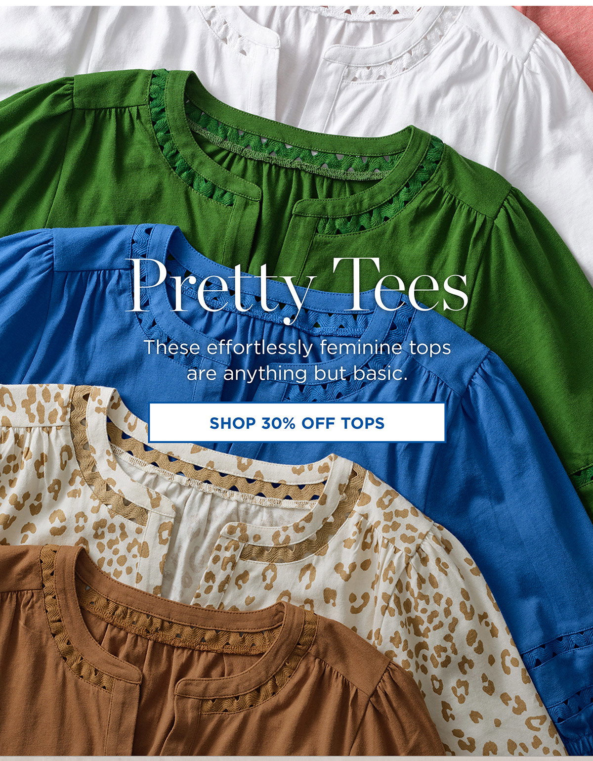 In Stores & Online! 30% off tops | Shop Now