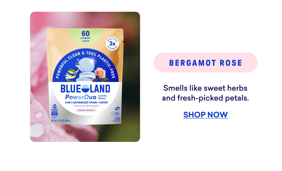 Try PowerDuo Tablets in Bergamot Rose!