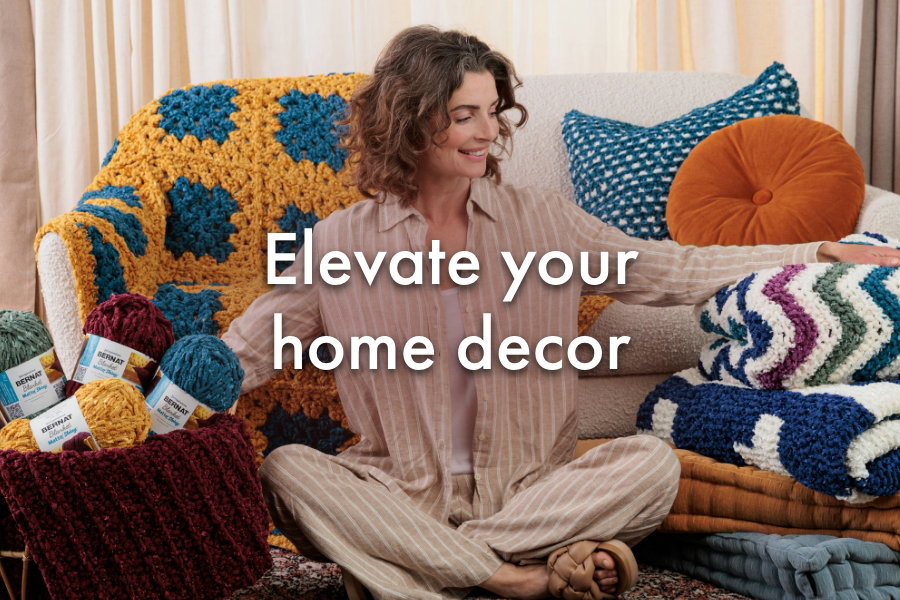 Free Bernat Blanket Matte & Shiny Patterns