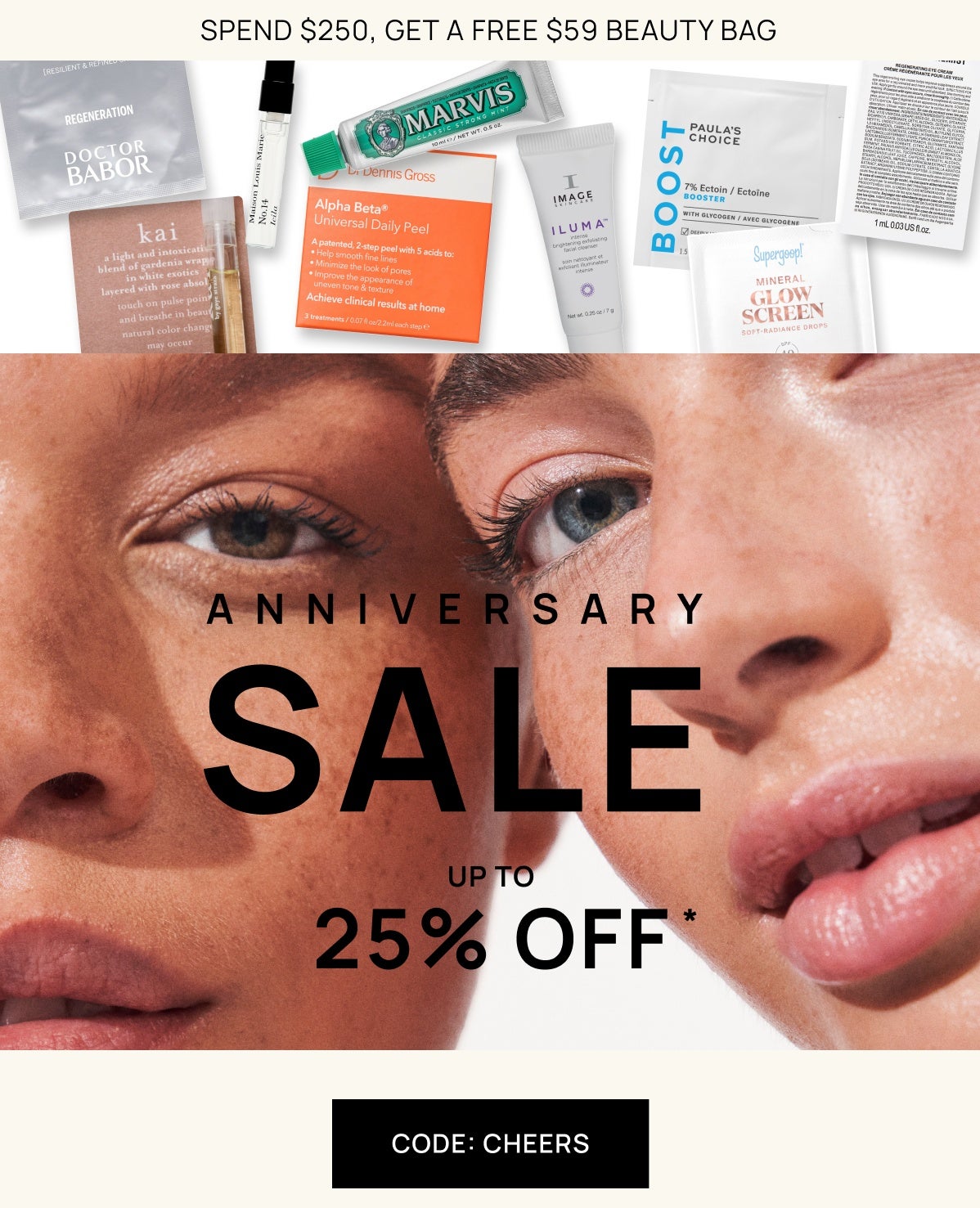 Anniversary Beauty Sale | Up to 25% off
