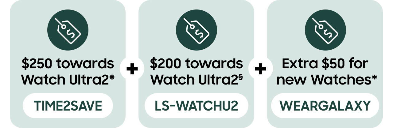 Pre-Order a new Galaxy Watch and get up to $400 bonus value
