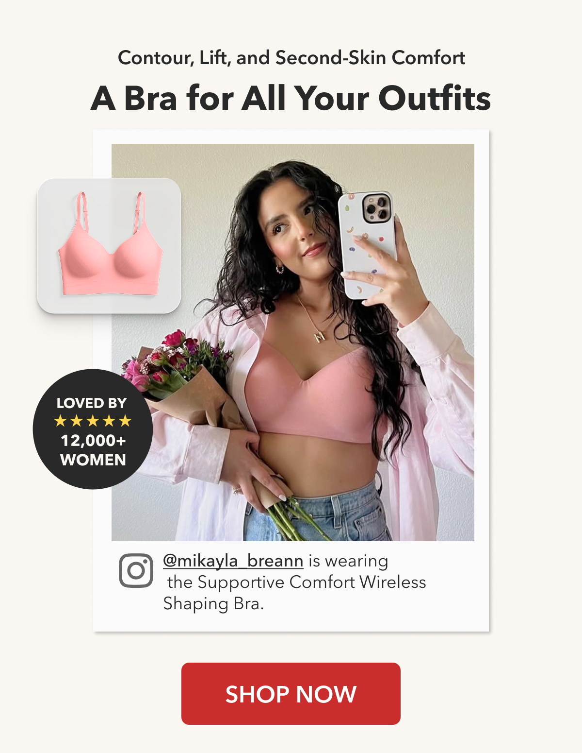 Truekind Supportive Comfort Wireless Shaping Bra
