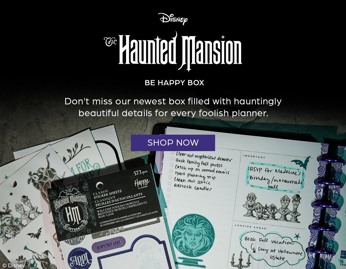 Disney The Haunted Mansion Be Happy Box - Shop Now