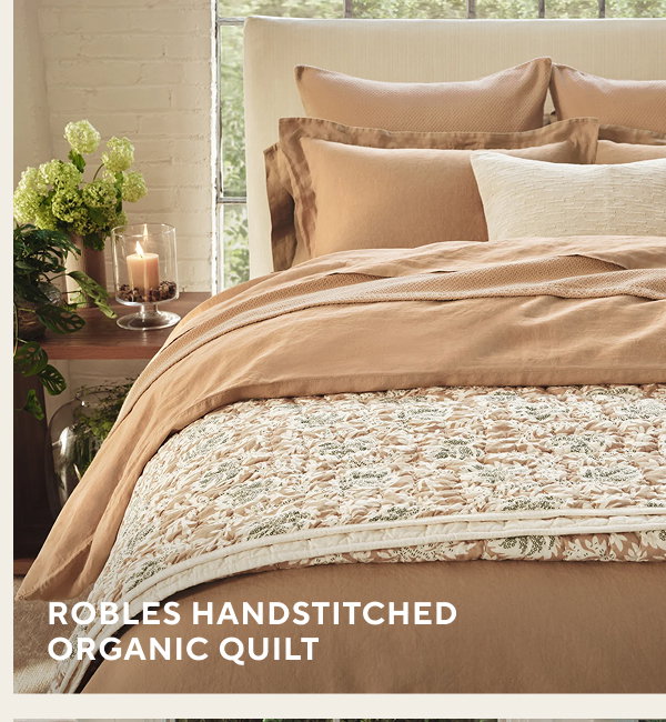 Robles Handstitched Organic Quilt