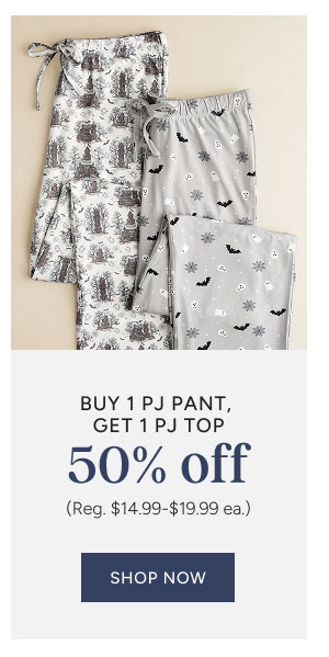 Mia & Tess PJ Bottoms and Tops BOGO 50% Off (reg. $14.99-$19.99 ea)