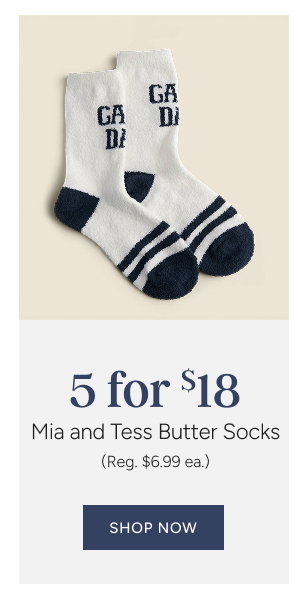Mia & Tess Butter Socks Special Price 5 for $18 (reg. $6.99 ea)