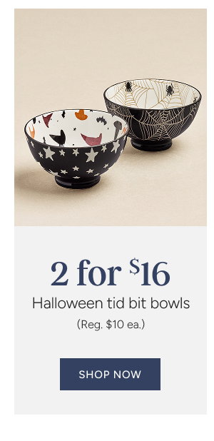 Halloween Tid Bit Bowls Special Price 2 for $16 (reg. $10 ea)