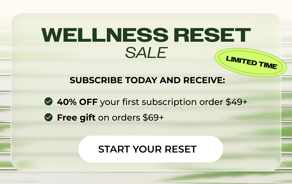 40% off your first subscription