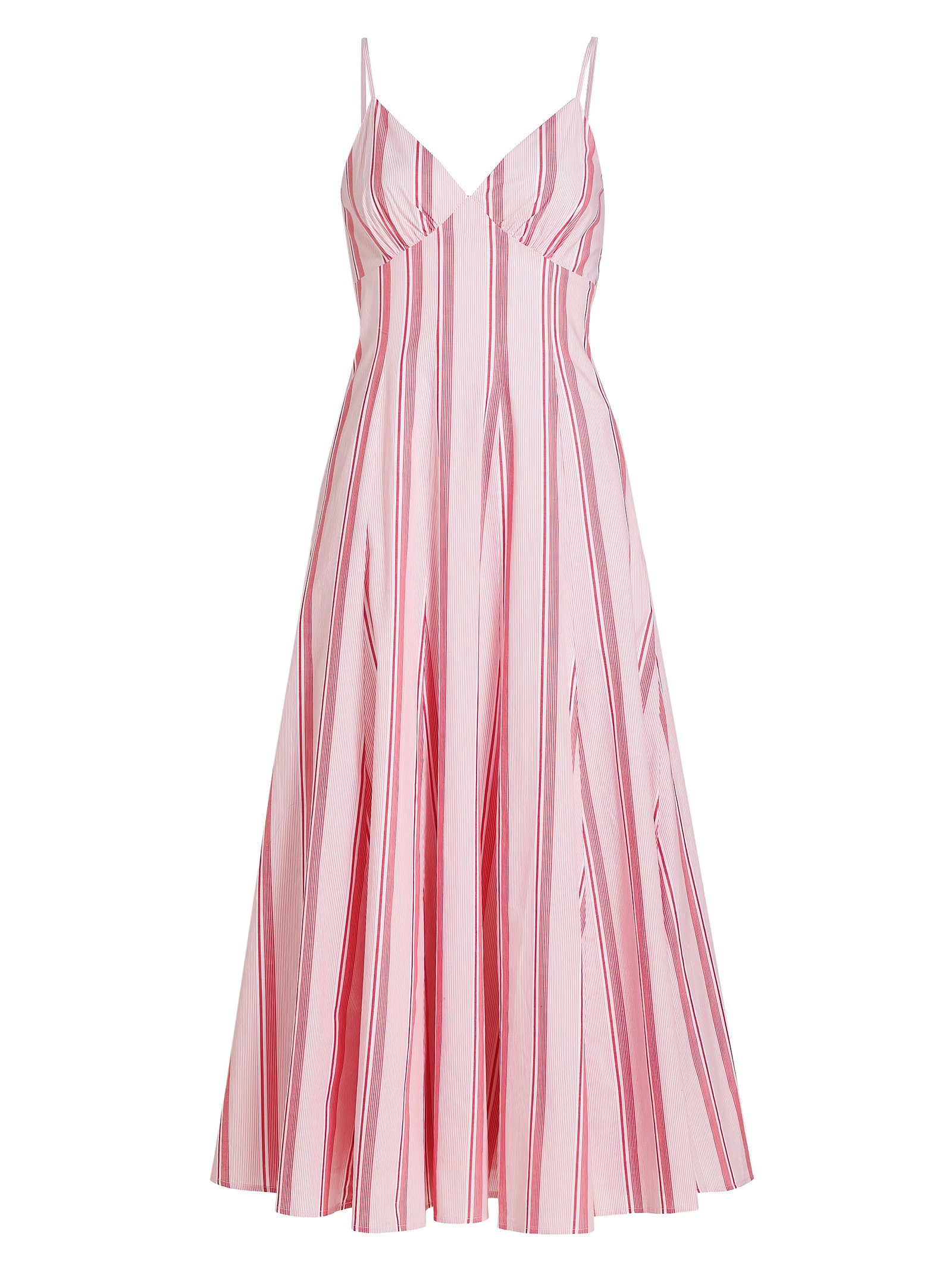Rosie Assoulin Cami Stripe Cotton Maxi Dress