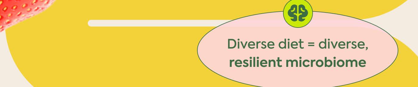 Diverse diet = diverse resilient microbiome