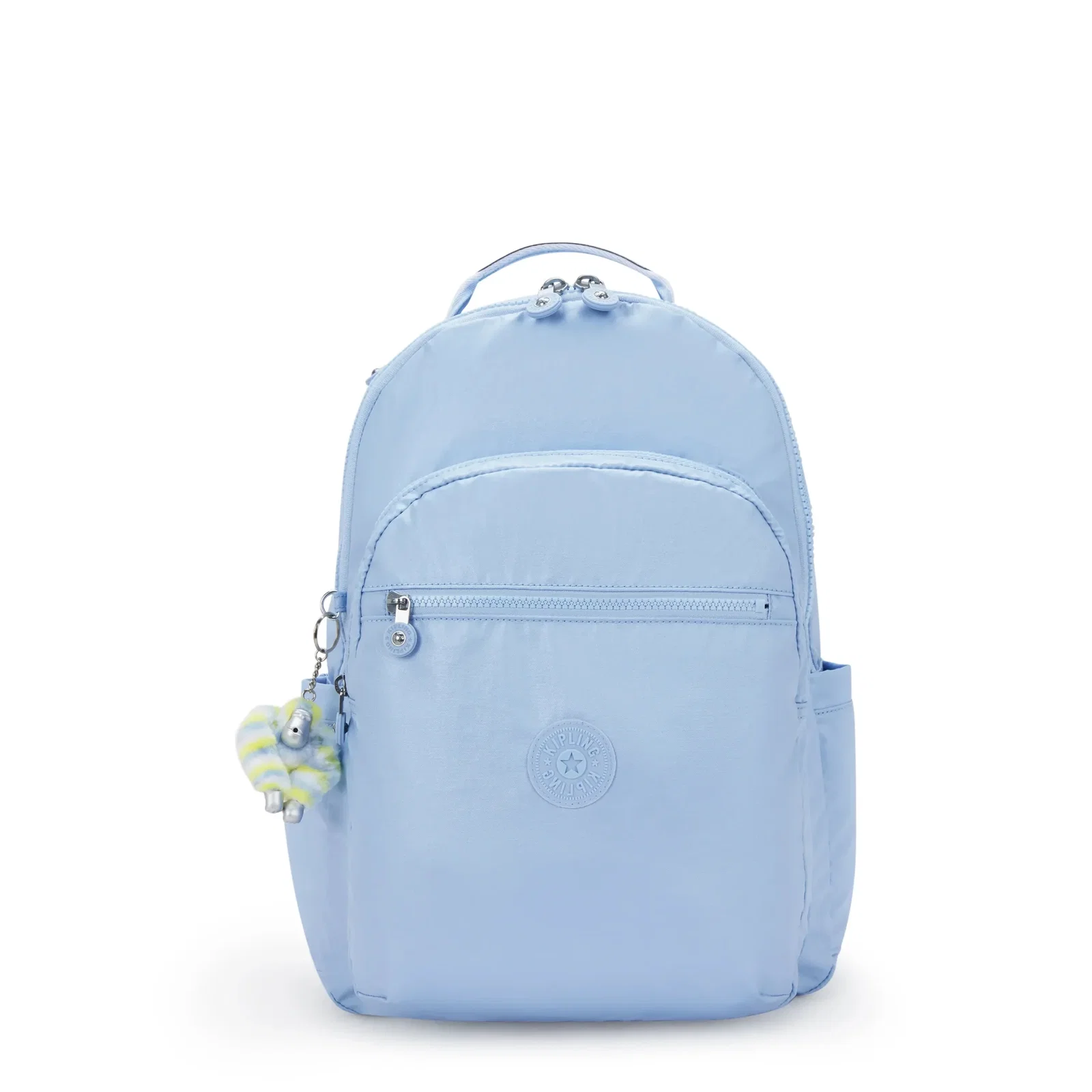Seoul Large Metallic 15" Laptop Backpack-Clear Sky Metallic
