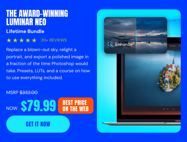 The Award-Winning Luminar Neo Lifetime Bundle (Refresh)
