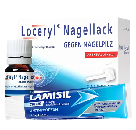 Produkte für gepflegte Sommerfüße mit Loceryl und LamisSil entdecken.