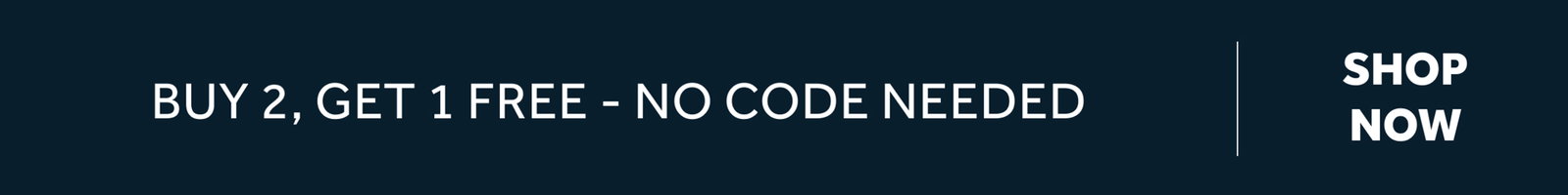BANNER: No code: Buy 2 Chinos, Get 1 Free