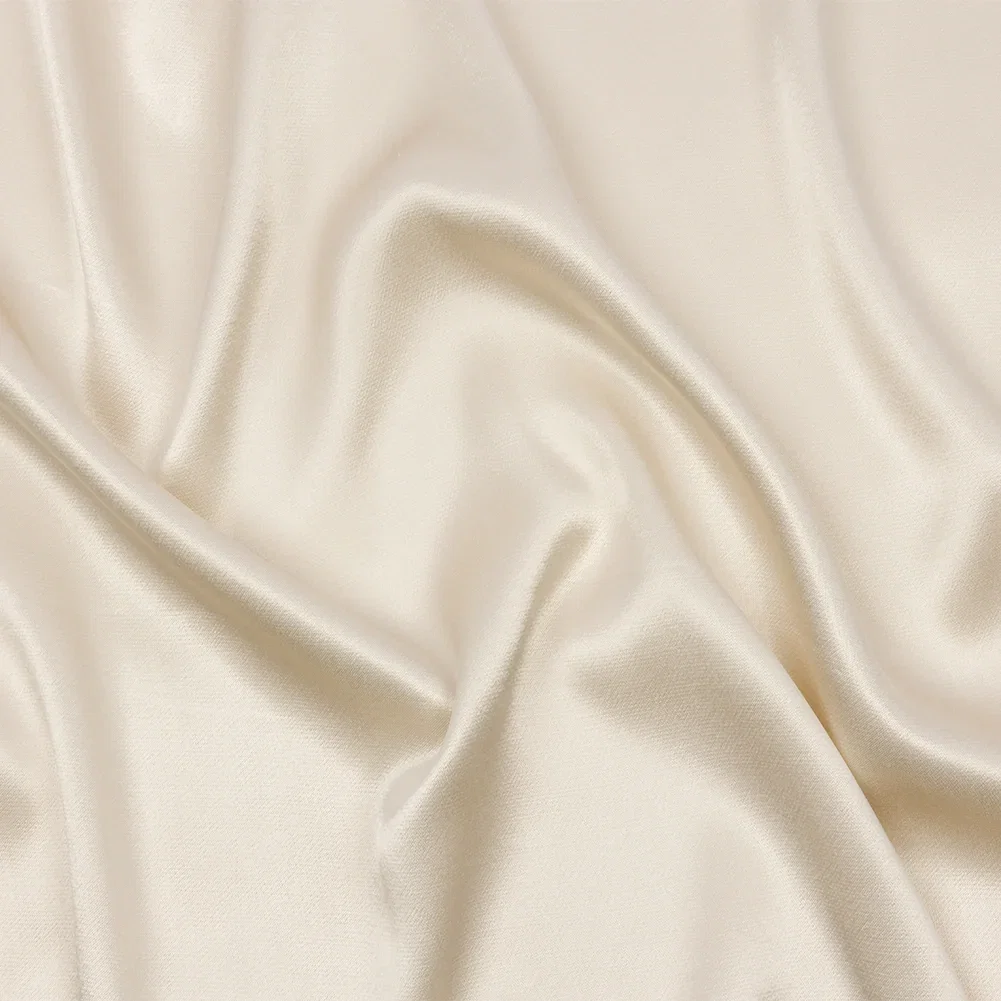 Image of Sustainable Viscose Fluid Satin - Light Stone - Mood Exclusive Elliana Collection
