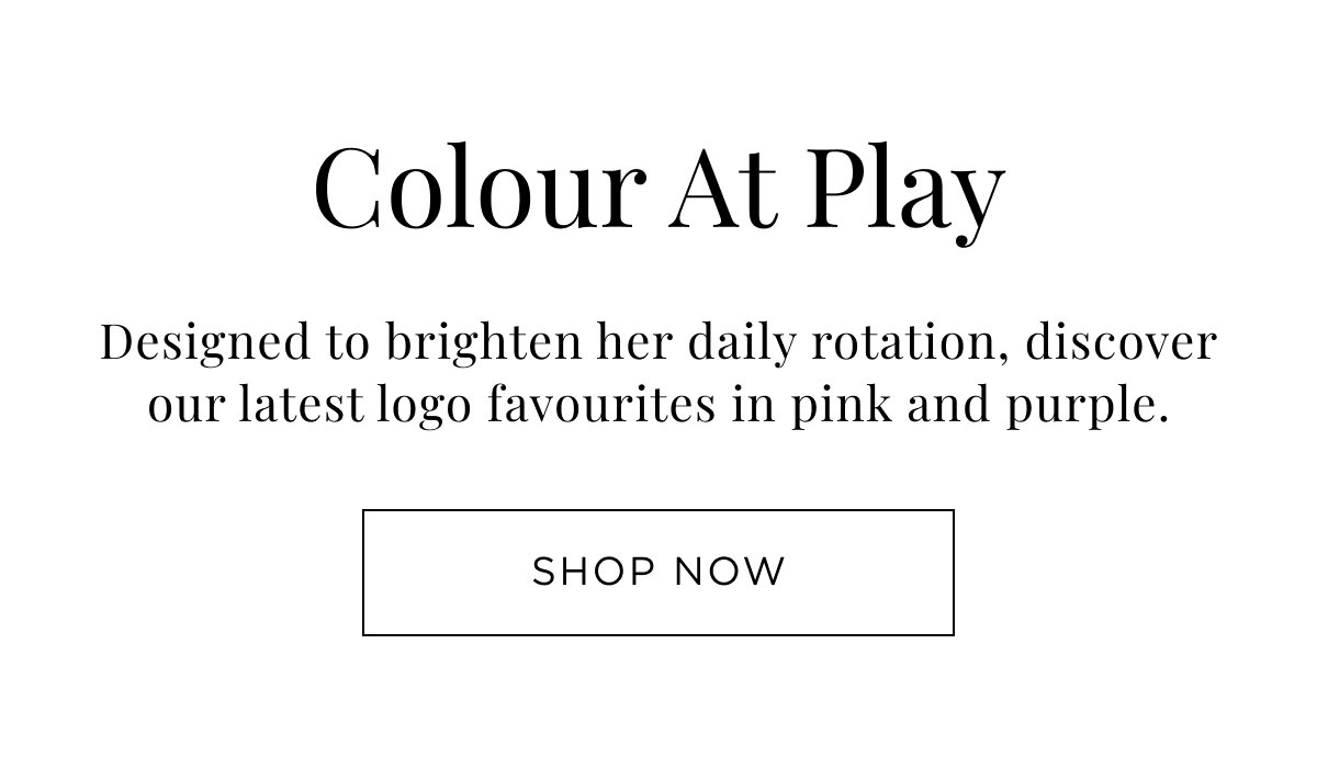 New Girl Core Arrivals. Designed to brighten her daily rotation, discover our latest logo favourites in pink and purple. Shop Now.