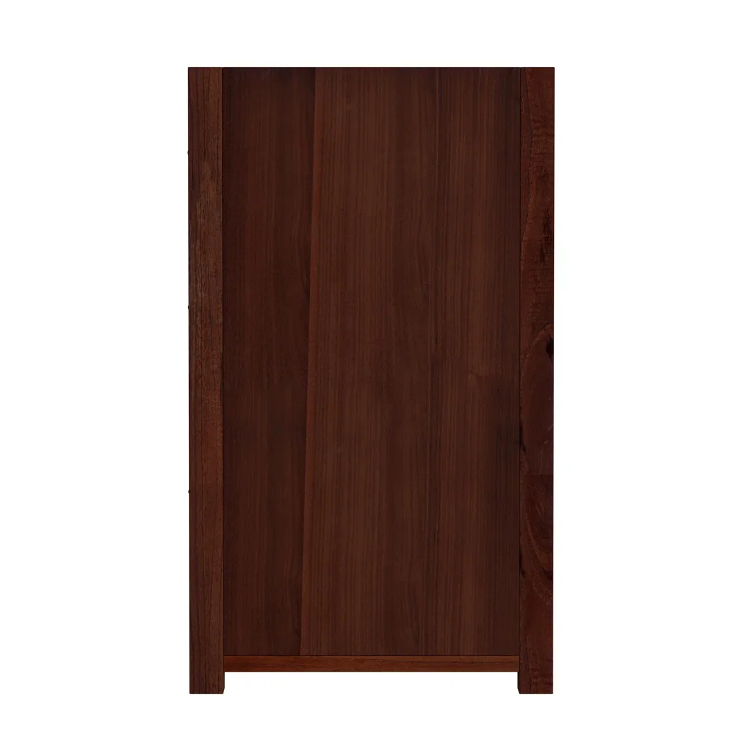 Elin 3-Drawer Acacia Nightstand