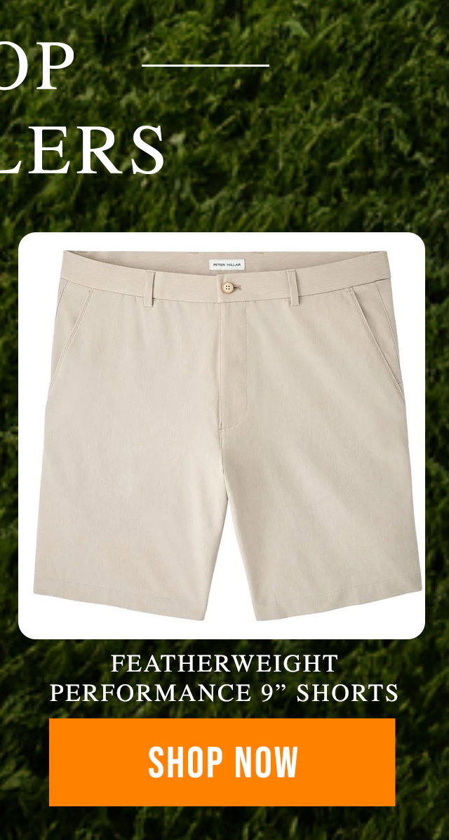 Peter Millar Featherweight Performance 9 Inch Golf Shorts