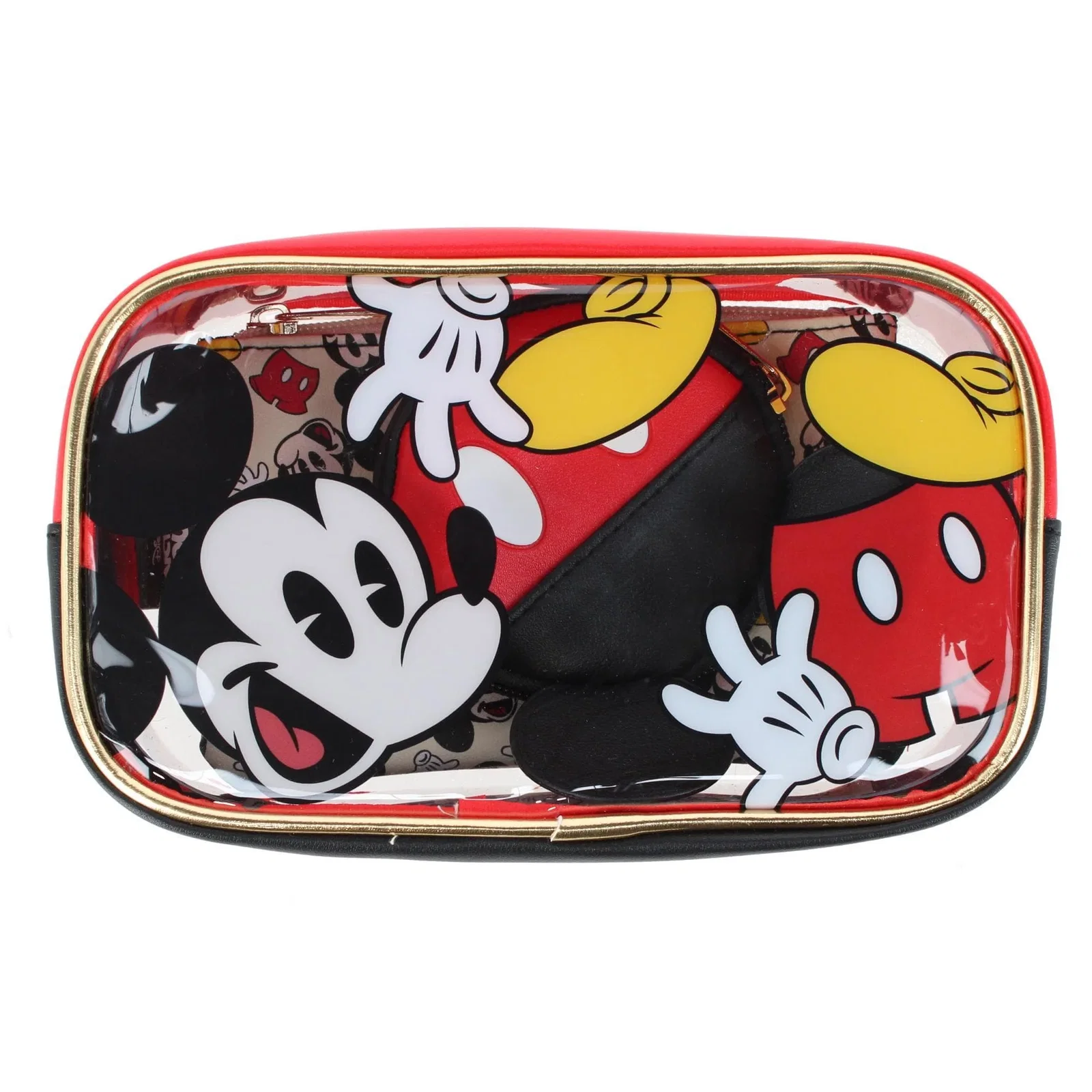 Image of CTM® Disney's Mickey Mouse 8 inch Accessory Bag Coin Purse & Zipper Pouch