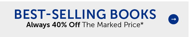 Best-Selling Books - Always 40% Off The Marked Price