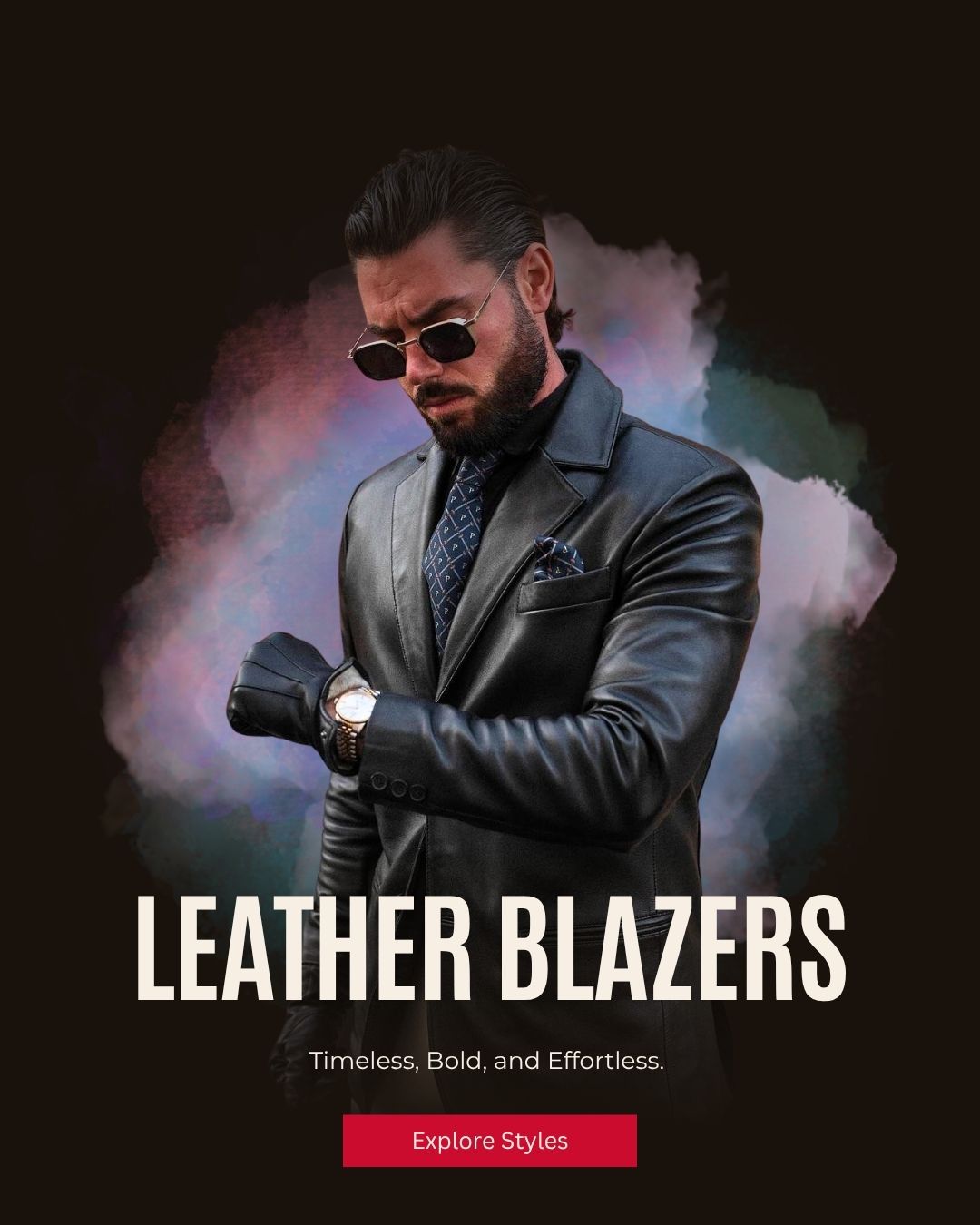 leather blazer