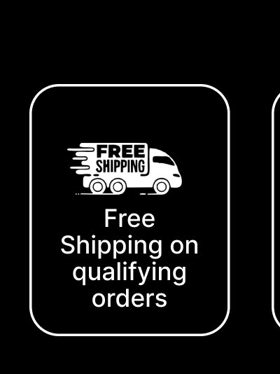 Free Shipping on qualifying orders