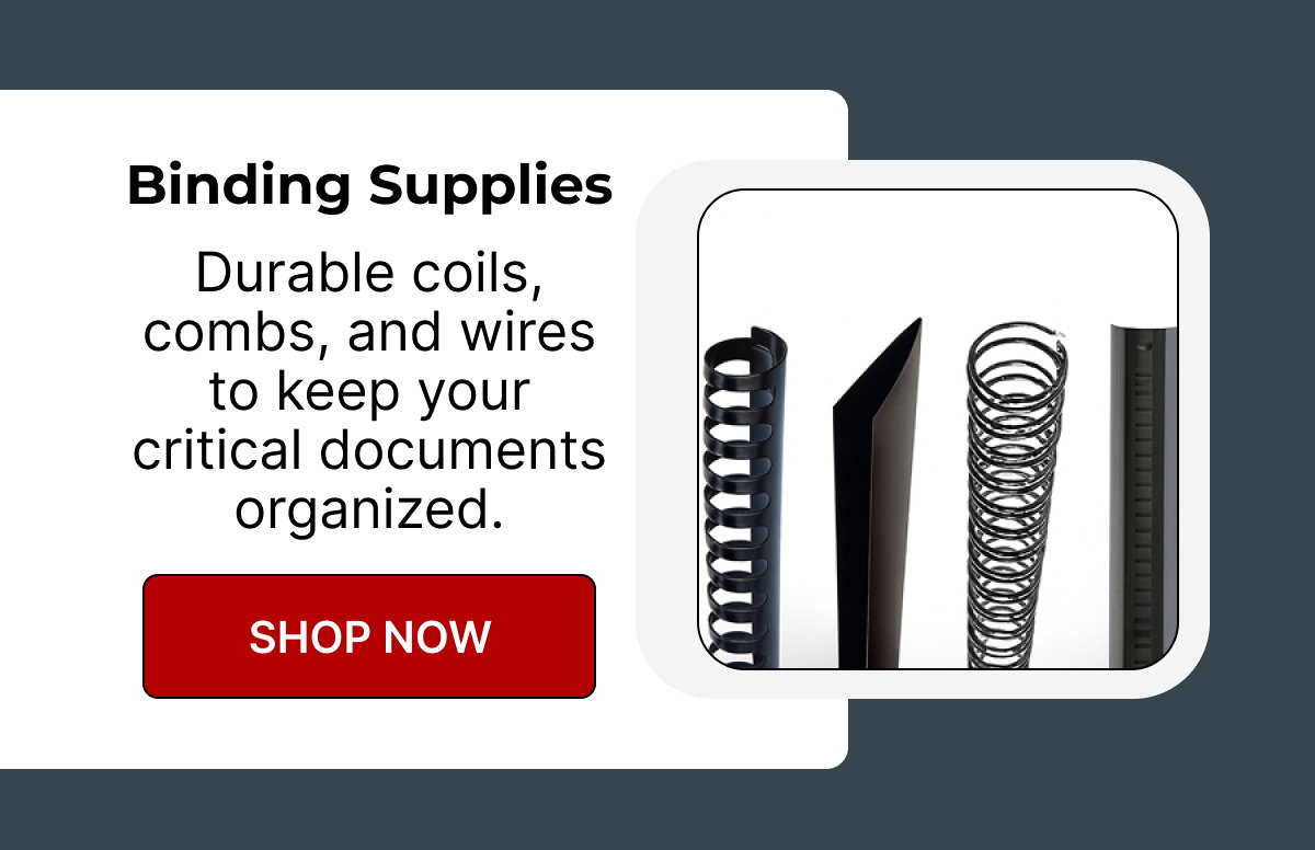 Binding Supplies  