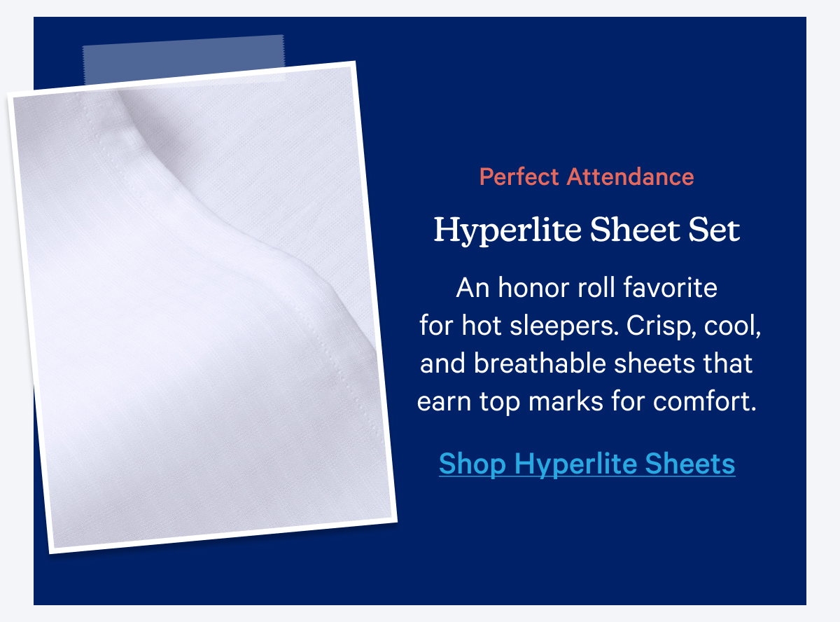 Hyperlite sheet set