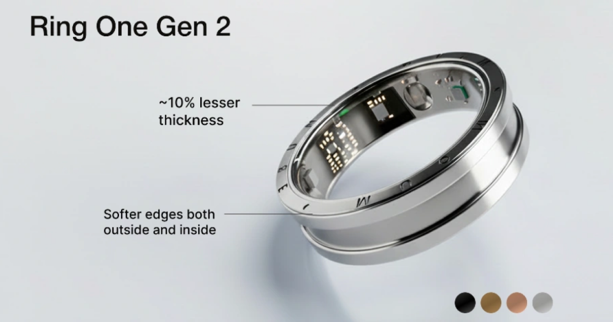 Ring One Gen 2 : Health, Payments and AI on your finger
