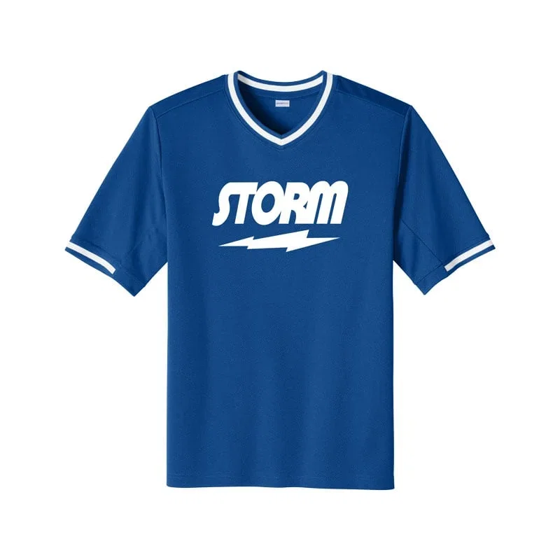 Image of Storm Bowling V Neck Baseball Jersey