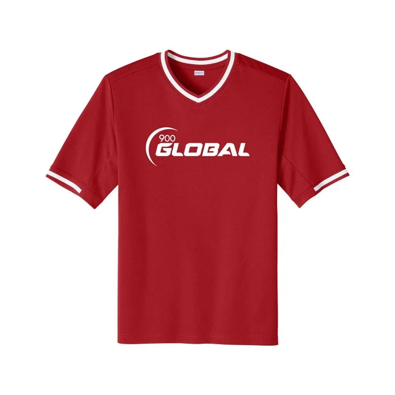 Image of 900 Global Bowling V Neck Baseball Jersey