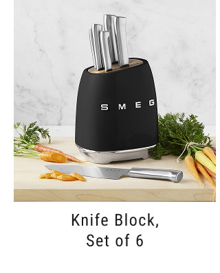 Knife Block, Set of 6