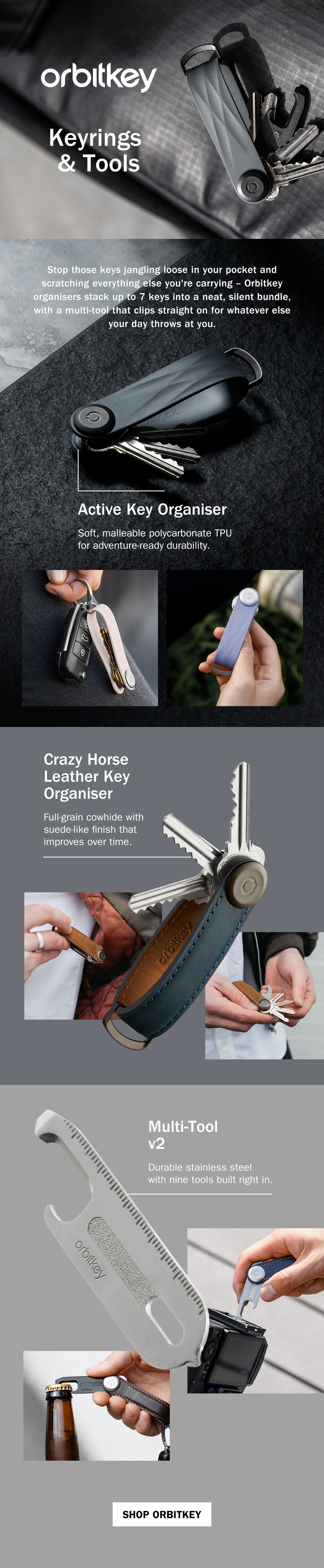 Orbitkey | Key Organisers, Multi-Tools & More | WildBounds