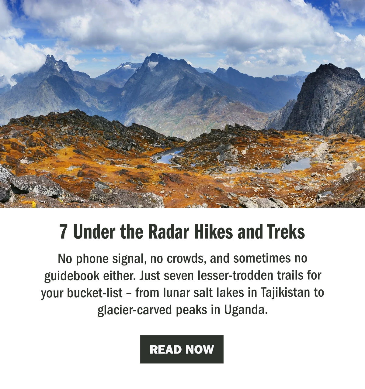 7 Under the Radar Hikes and Treks | The WildBounds Journal