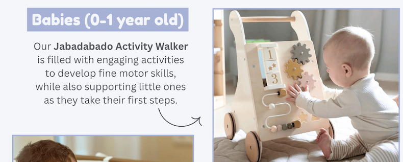 Shop Jabadabado Activity Walker