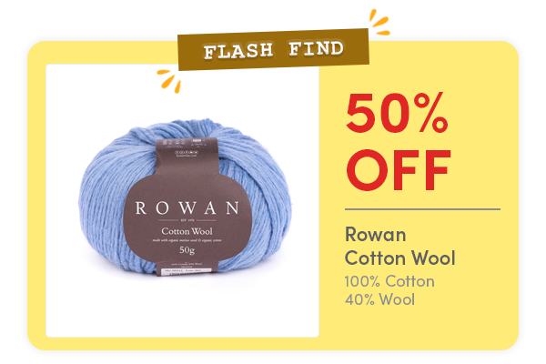 FLASH FIND: 50% Off Rowan Cotton Wool
