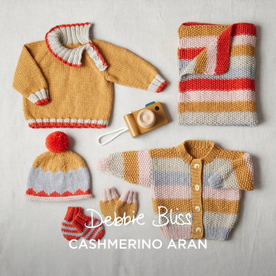 So Simple Stripes Layette Set Knitting Pattern